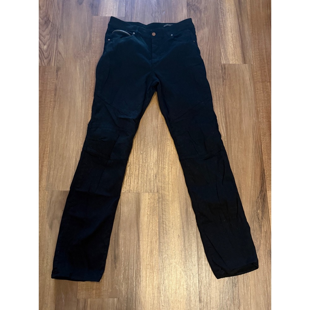 Rockstar Sushi Mens Black Biker Slim Fit Moto Jeans Size 32 Grunge Punk Gothic